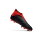 Adidas Predator 18+ Firm Ground Black Red White Football Boots