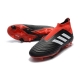 Adidas Predator 18+ Firm Ground Black Red White Football Boots