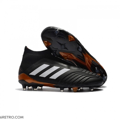 Adidas Predator 18+ Firm Ground Black White Football Boots Adidas Predator 18+ Firm Ground Black White Football Boots