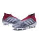 Adidas Predator 18+ Firm Ground Pogba Grey Red Football Boots