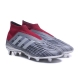 Adidas Predator 18+ Firm Ground Pogba Grey Red Football Boots
