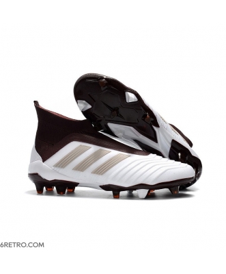 Adidas Predator 18+ Firm Ground White Brown Football Boots
