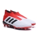 Adidas Predator 18+ Firm Ground White Red Black Football Boots
