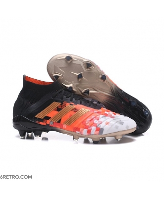 Adidas Predator 18.1 Men Firm Ground Black Copper White Football Boots