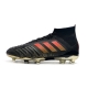 Adidas Predator 18.1 Men Firm Ground Black Red Football Boots
