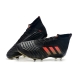 Adidas Predator 18.1 Men Firm Ground Black Red Football Boots