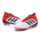 Adidas Predator 18.1 Men Firm Ground White Blacek Red Football Boots