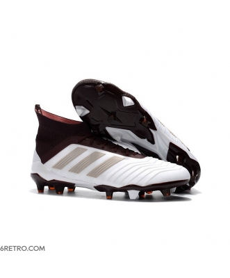 Adidas Predator 18.1 Men Firm Ground White Brown Football Boots