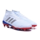 Adidas Predator 18.1 Men Telstar Firm Ground White Silver Red Blue Football Boots