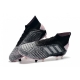Adidas Predator 19+ Firm Ground Black Silver Grey Football Boots