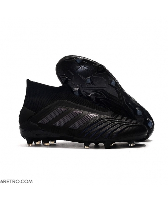 Adidas Predator 19+ Firm Ground Firm Ground - All Black Football Boots