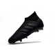 Adidas Predator 19+ Firm Ground Firm Ground - All Black Football Boots