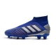 Adidas Predator 19+ Firm Ground Firm Ground - Blue Silver Football Boots