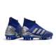 Adidas Predator 19+ Firm Ground Firm Ground - Blue Silver Football Boots