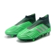 Adidas Predator 19+ Firm Ground Firm Ground - Green Silver Football Boots