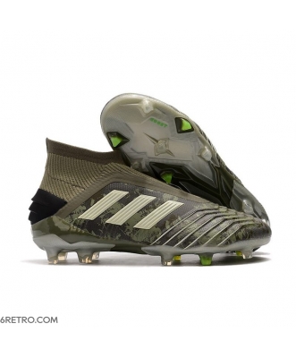 Adidas Predator 19+ Firm Ground Legacy Green Sand Solar Yellow Football Boots