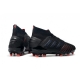 Adidas Predator 19.1 Firm Ground Black Red Football Boots