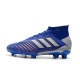 Adidas Predator 19.1 Firm Ground Blue Silver Football Boots