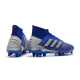 Adidas Predator 19.1 Firm Ground Blue Silver Football Boots