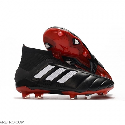 Adidas Predator 19.1 Firm Ground Core Black White Football Boots Adidas Predator 19.1 Firm Ground Core Black White Football Boots