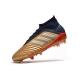 Adidas Predator 19.1 Firm Ground Gold Red Silver Football Boots