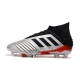 Adidas Predator 19.1 Firm Ground Silver Black Red Football Boots