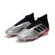 Adidas Predator 19.1 Firm Ground Silver Black Red Football Boots
