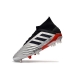 Adidas Predator 19.1 Firm Ground Silver Black Red Football Boots