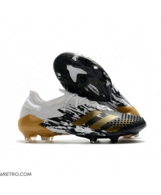Adidas Predator 20.1 Mutator Low Cut Firm Ground Inflight - White Gold Football Boots