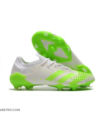 Adidas Predator 20.1 Mutator Low Cut Firm Ground White Signal Green Football Boots