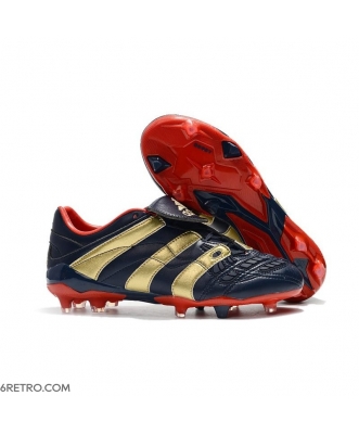 Adidas Predator Accelerator Electricity Firm Ground - Blue Gold Red Football Boots