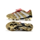 Adidas Predator Accelerator Electricity Firm Ground - Golden White Red Football Boots
