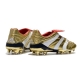 Adidas Predator Accelerator Electricity Firm Ground - Golden White Red Football Boots