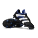 Adidas Predator Accelerator Firm Ground - Black White Blue Football Boots