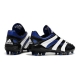 Adidas Predator Accelerator Firm Ground - Black White Blue Football Boots