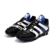 Adidas Predator Accelerator Firm Ground - Black White Blue Football Boots