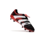 Adidas Predator Accelerator Firm Ground - Black White Red Football Boots