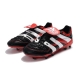 Adidas Predator Accelerator Firm Ground - Black White Red Football Boots