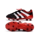 Adidas Predator Accelerator Firm Ground - Black White Red Football Boots