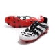 Adidas Predator Accelerator Firm Ground - White Black Red Football Boots