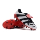 Adidas Predator Accelerator Firm Ground - White Black Red Football Boots