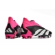 Adidas Predator Accuracy+ Firm Ground Core Black White Team Shock Pink Football Boots