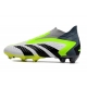 Adidas Predator Accuracy+ Firm Ground White Black Yellow Football Boots