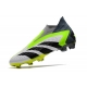 Adidas Predator Accuracy+ Firm Ground White Black Yellow Football Boots