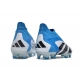 Adidas Predator Accuracy+ Firm Ground White Blue Black Football Boots