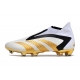Adidas Predator Accuracy+ Firm Ground White Gold Black Football Boots