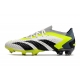 Adidas Predator Accuracy.1 Low Firm Ground White Core Black Lucid Lemon Football Boots