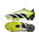 Adidas Predator Accuracy.1 Low Firm Ground White Core Black Lucid Lemon Football Boots