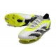 Adidas Predator Accuracy.1 Low Firm Ground White Core Black Lucid Lemon Football Boots