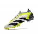 Adidas Predator Accuracy.1 Low Firm Ground White Core Black Lucid Lemon Football Boots
